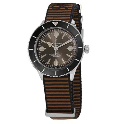 Pre-owned Breitling Superocean Heritage 57 Automatic Brown Dial Men's Watch A103703a1q1w1