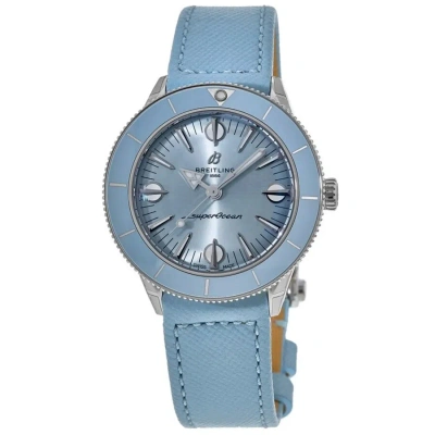 Breitling Superocean Heritage '57 Pastel Paradise Automatic Ladies Watch A10340161c1x1 In Blue