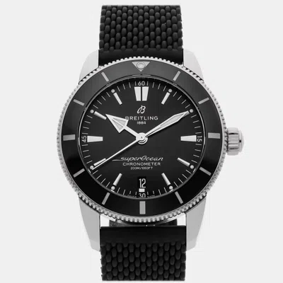 Pre-owned Breitling Superocean Heritage Ab2030121b1s1 Black Stainless Steel Automatic Men's Watches 44mm