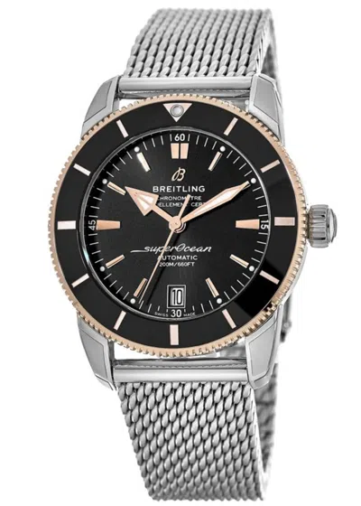 Breitling Superocean Heritage Automatic 42 Steel & Red Gold Men's Watch Ub2010121b1a1 In Black