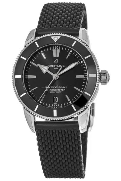 Breitling Superocean Heritage Automatic 44 Black Ceramic Rubber Strap Men's Watch Ab2030121b1s1
