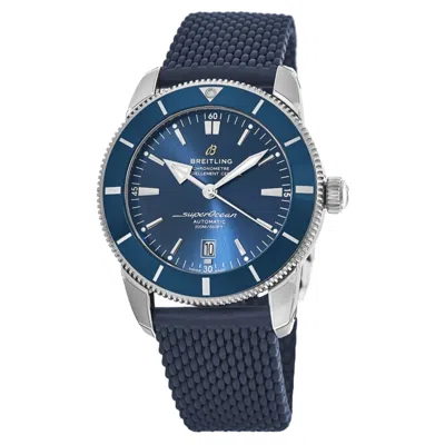 Breitling Superocean Heritage Automatic 46 Blue Dial Ceramic Bezel Rubber Strap Men's Watch Ab2020161c1s1