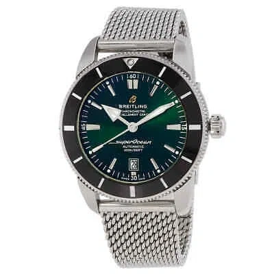 Pre-owned Breitling Superocean Heritage Automatic Chronometer Green Dial Men's Watch
