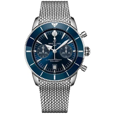 Breitling Superocean Heritage B01 Chronograph 42 Blue Dial Stainless Steel Men's Watch Ab0156161c1a1