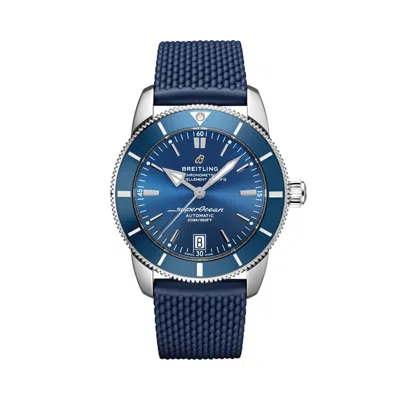 Pre-owned Breitling Superocean Heritage B20 Automatic 42 Blue Dial Watch Ab2010161c1s1