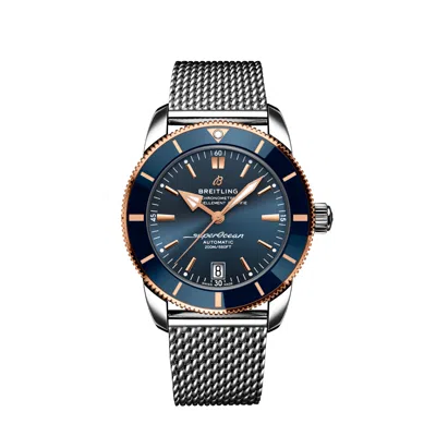 Pre-owned Breitling Superocean Heritage B20 Automatic 42 Blue Dial Watch Ub2010161c1a1