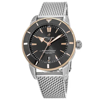 Breitling Superocean Heritage B20 Automatic 44 Black Dial Stainless Steel Men's Watch Ub2030121b1a1 In Gray