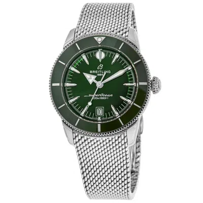 Breitling Superocean Heritage B31 Automatic 42 Green Dial Stainless Steel Men's Watch Ab3111361l1a1 In Silver