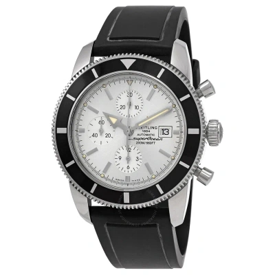Breitling Superocean Heritage Chrono Chronograph Automatic Silver Dial Men's Watch A1332024/g698.135 In Black