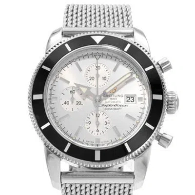 Pre-owned Breitling Superocean Heritage Chronograph Watch, 46mm In Multicolor