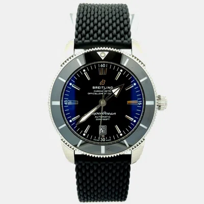 Pre-owned Breitling Superocean Heritage Ii Ab2020121b1s1 Automatic Black Stainless Steel Men's Wristwatch 46mm