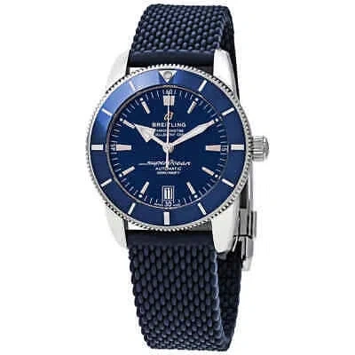 Pre-owned Breitling Superocean Heritage Ii Automatic Chronometer 42 Mm Blue Dial Men's