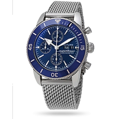 Breitling Superocean Heritage Ii Chronograph Automatic Chronometer Blue Dial Men's Watch A13313161c1