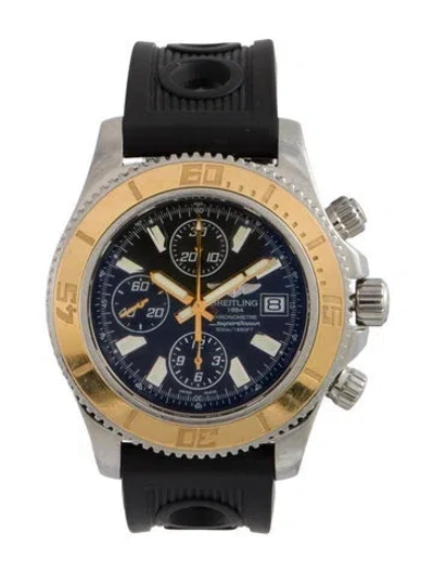 Pre-owned Breitling Superocean Ii Watch In Multi