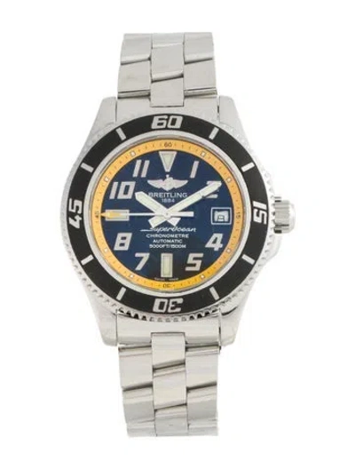 Pre-owned Breitling Superocean Watch, 42mm In Multi