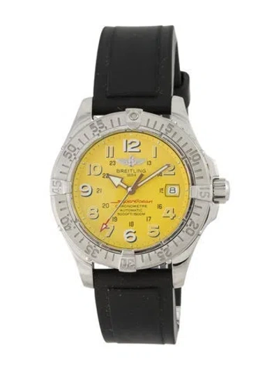 Pre-owned Breitling Superocean Watch In Multi