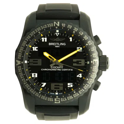 Pre-owned Breitling Titanium Cockpit B50 Night Mission 46mm In Multi