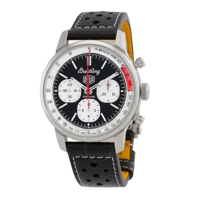 Breitling Top Time B01 Deus Chronograph Automatic Chronometer Black Dial Men's Watch Ab01765a1b1x1