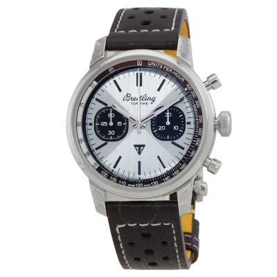 Breitling Top Time B01 Triumph Chronograph Automatic Ice Blue Dial Men's Watch Ab01764a1c1x1 In Black / Blue