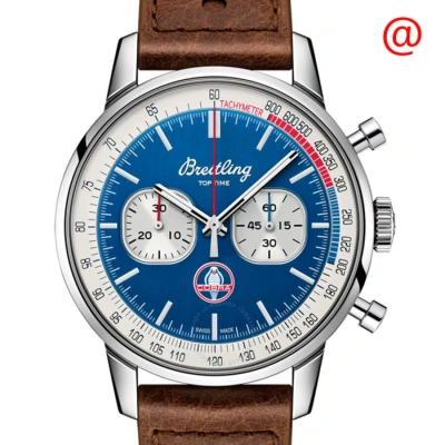 Breitling Top Time Chronograph Automatic Blue Dial Men's Watch A41315a71c1x2