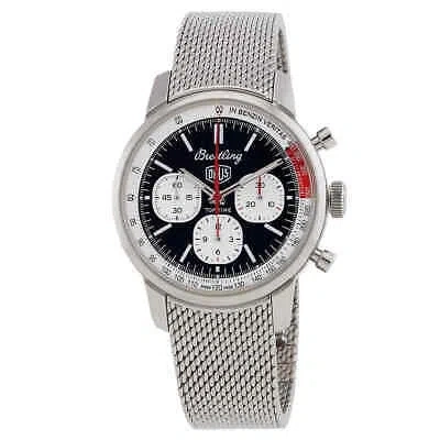Pre-owned Breitling Top Time B01 Dues 41mm Black Dial Men's Watch Ab01765a1b1a1