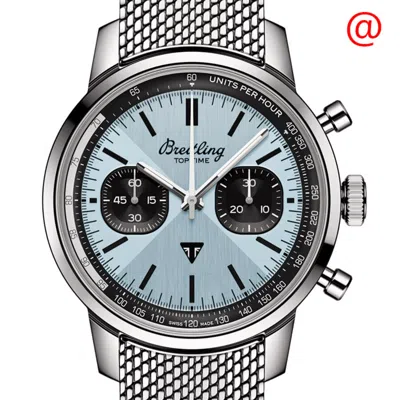 Breitling Top Time Chronograph Automatic Chronometer Blue Dial Men's Watch Ab01764a1c1a1