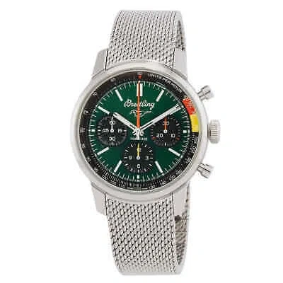 Pre-owned Breitling Top Time Chronograph Automatic Chronometer Green Dial Unisex Watch