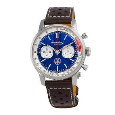 Pre-owned Breitling Top Time Shelby Cobra Chronograph Automatic Chronometer Blue Dial