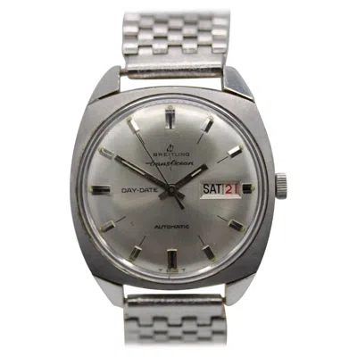 Pre-owned Breitling Transocean 4054 – Day Date – 35mm – Automatic – Vintage In Multi