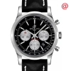 BREITLING BREITLING TRANSOCEAN CHRONOGRAPH AUTOMATIC CHRONOMETER BLACK DIAL MEN'S WATCH AB015212/BF26/435X