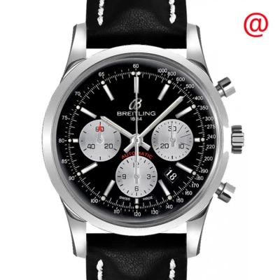 Breitling Transocean Chronograph Automatic Chronometer Black Dial Men's Watch Ab015212/bf26/435x