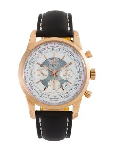 Pre-owned Breitling Transocean Unitime Watch In Multi