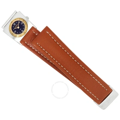 Breitling Unisex 20 Mm Leather Watch Band With Second Time Zone Attachment B6107211/a106.154x.a18d In Brown