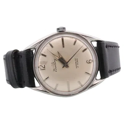 Pre-owned Breitling Vintage  17 Jewel Rubis Manual 1950s 34mm Watch 633 In Multi