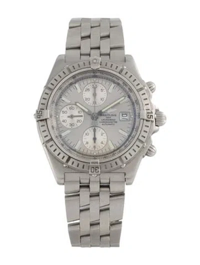 Pre-owned Breitling Windrider Crosswind Watch, 43mm In Multi
