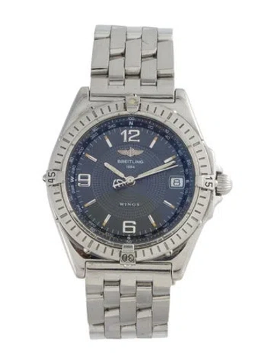 Pre-owned Breitling Wings Watch, 38mm In Multi