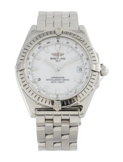 Pre-owned Breitling Wings Watch, 38mm In Multicolor