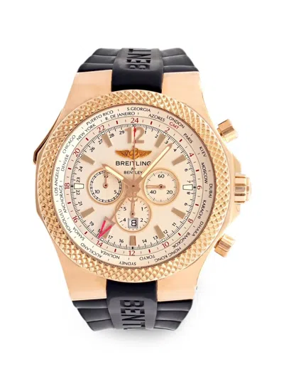 Pre-owned Breitling X Bentley Motors Bentley Gmt 48mm Watch In Neutrals