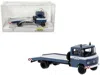 Brekina 1968 Mercedes-benz L 608 D Flatbed Truck Blue With White Stripes "mercedes-benz Service" 1/87 (ho) S