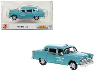 Brekina 1974 Checker Cab Light Blue "detroit" 1/87 (ho) Scale Model Car By