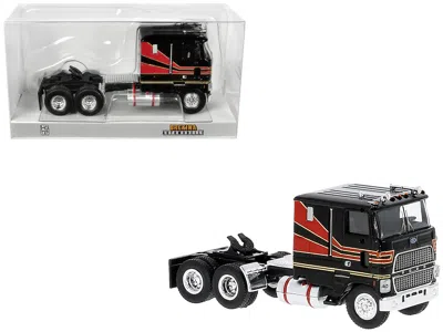 Brekina 1978 Ford Clt 9000 Truck Tractor Black With Red Stripes 1/87 (ho) Scale Model Car By  In Animal Print