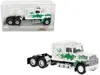 Brekina 1978 Ford Ltl 9000 Truck Tractor White With Green Flames 1/87 (ho) Scale Model Car By