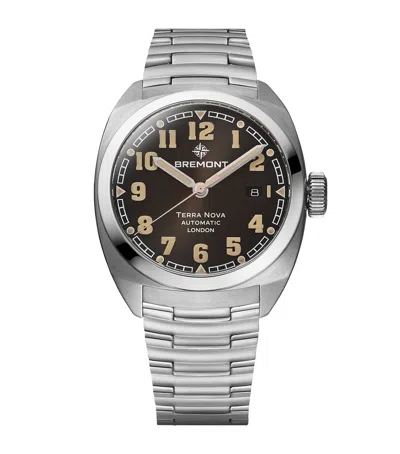 Bremont Stainless Steel Terra Nova Watch In Gray