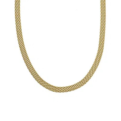 Brenda Grands Women's Braided Necklace Large In Gold