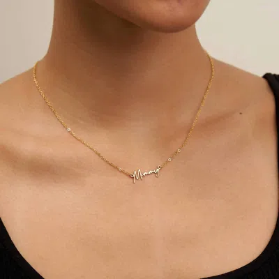 Brenda Grands Women's Mommy Necklace In Gold