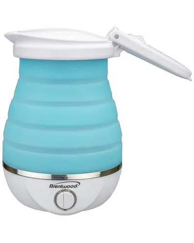 Brentwood 0.8l Dual Voltage Travel Kettle In Blue