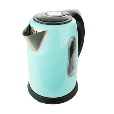 Brentwood 1 Liter Stainless Steel Cordless Electric Kettle In Blue In Blue