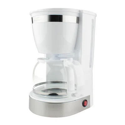 Brentwood 10 Cup 800 Watt Coffee Maker In White 10 Cup 800 Watt Coffee Maker In White