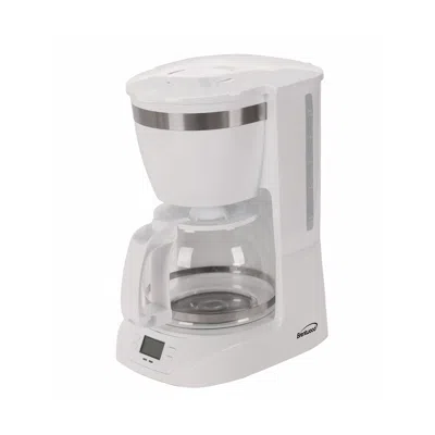 Brentwood 10 Cup Digital Coffee Maker In White 10 Cup Digital Coffee Maker In White