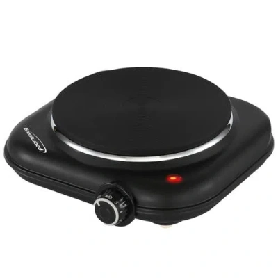 Brentwood 1100w Single Cast Iron Burner Hot Plate In Black